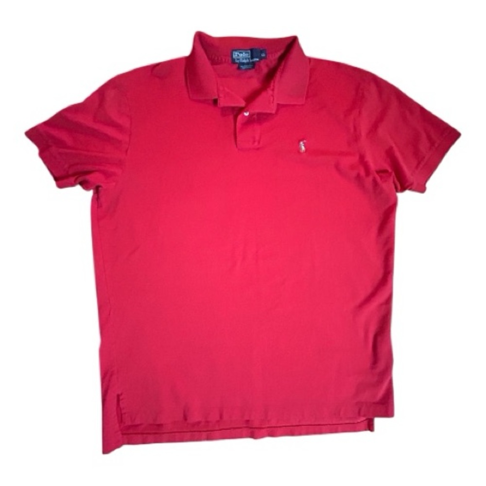 Ralph Lauren Men's Vibrant Red Polo Shirt